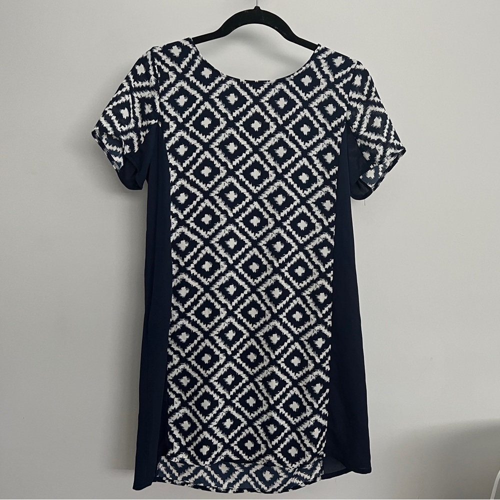 Papermoon Navy Shift Dress Sz m